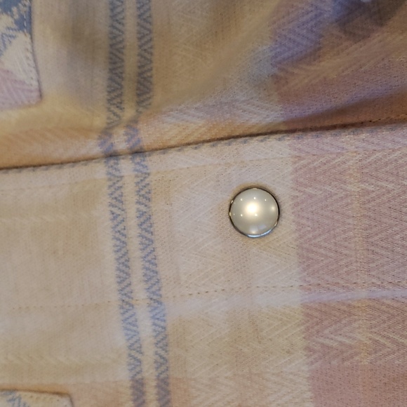 Express plaid Flannel shirt jacket crop - Picture 5 of 7